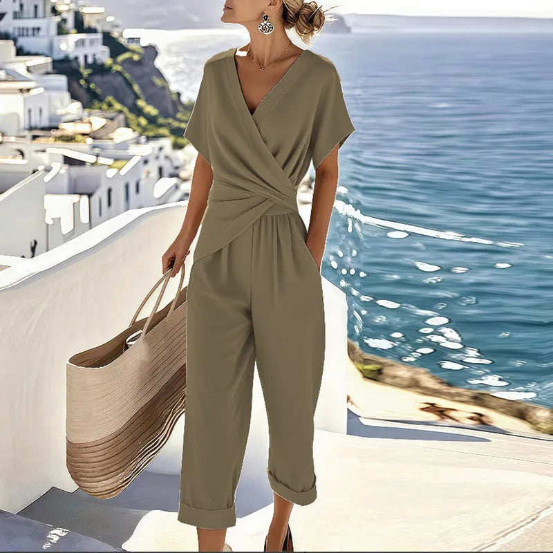 Celira – 2-Piece Set in Jumpsuit Style with Wrap Look
