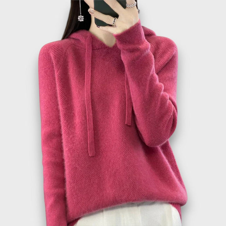 Hanna – Soft Merino Wool Winter Hoodie