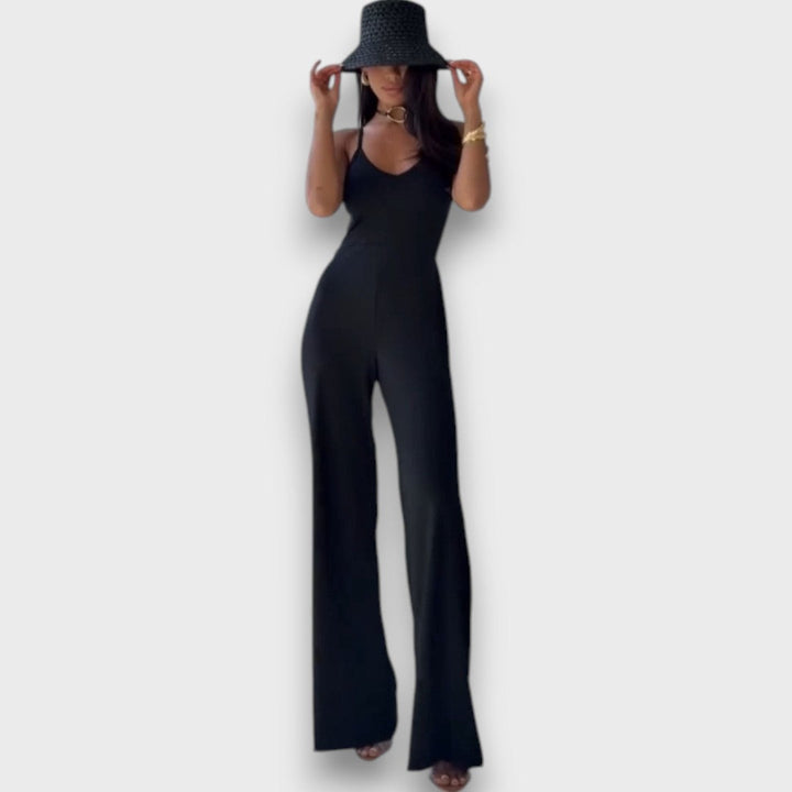 Ravie – Black Jumpsuit with Back Cutout