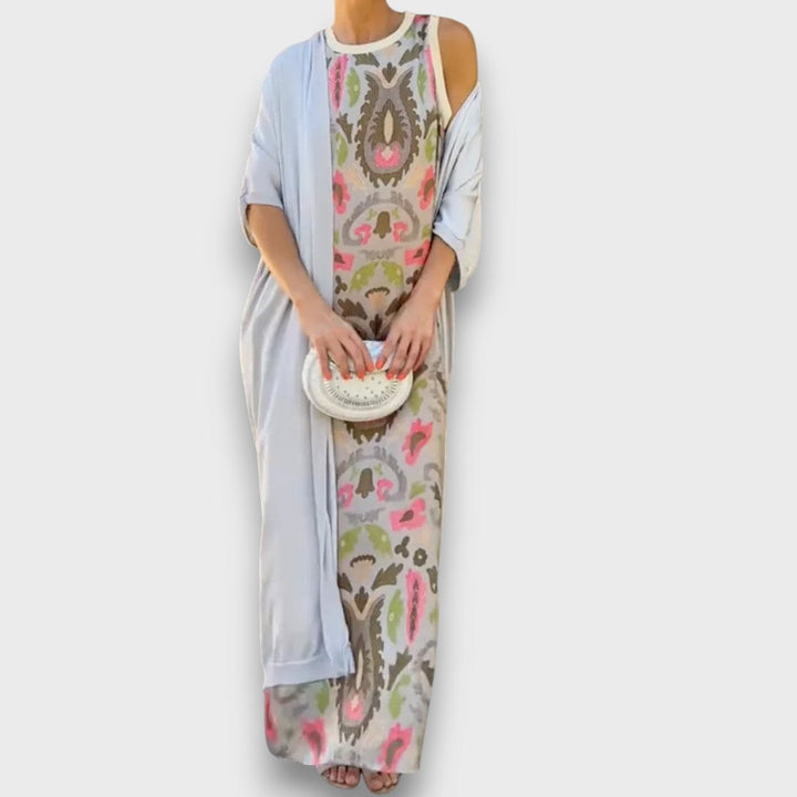 Selviane – Maxi Dress with Cardigan