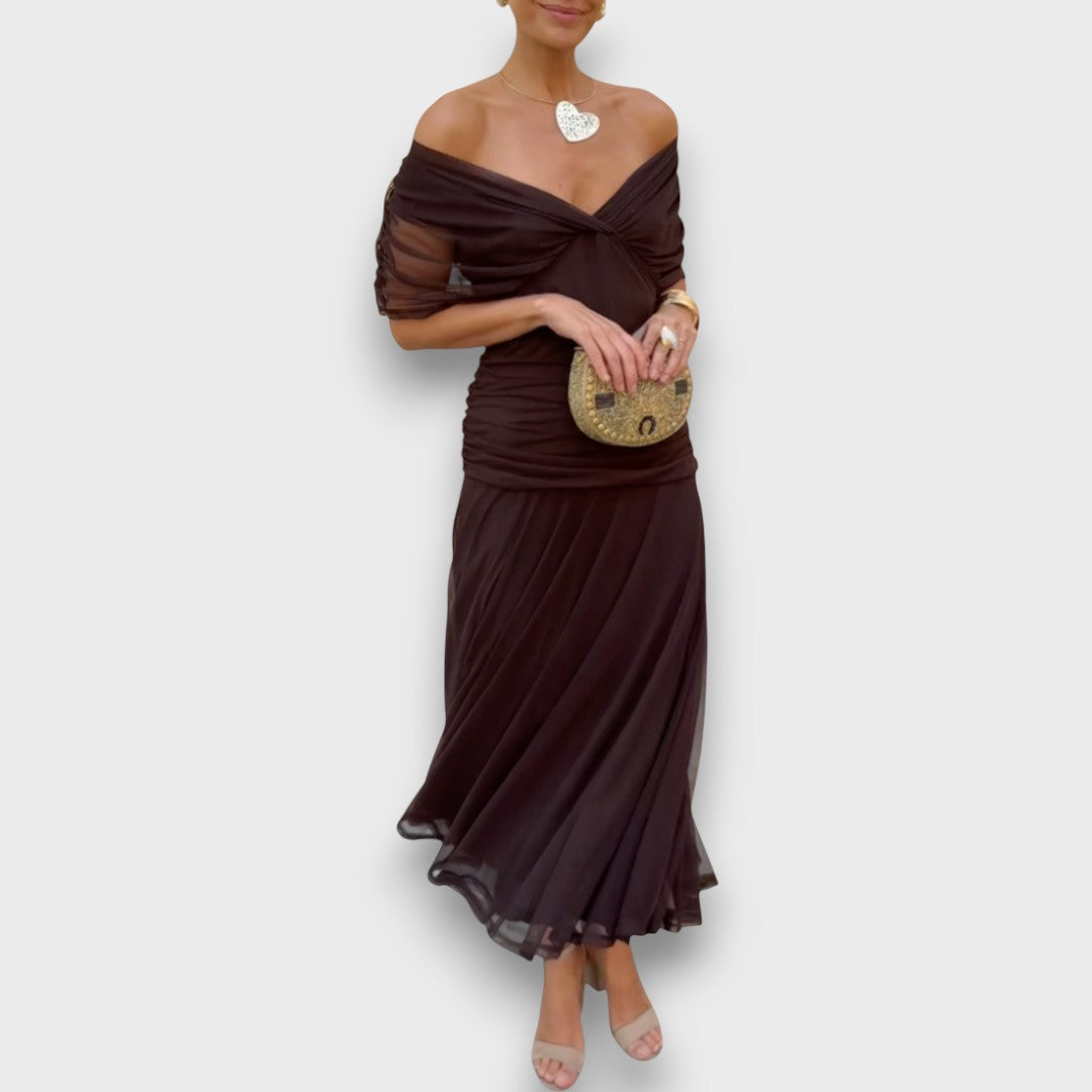 Aiza – Off-Shoulder Maxi Dress