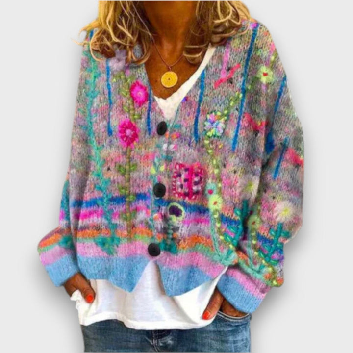 Helviana – Cardigan with Pattern