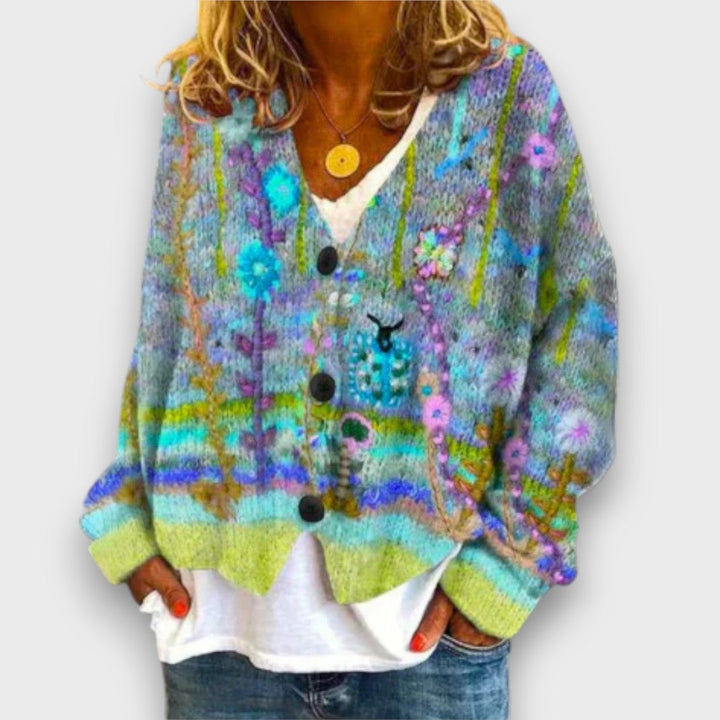 Helviana – Cardigan with Pattern