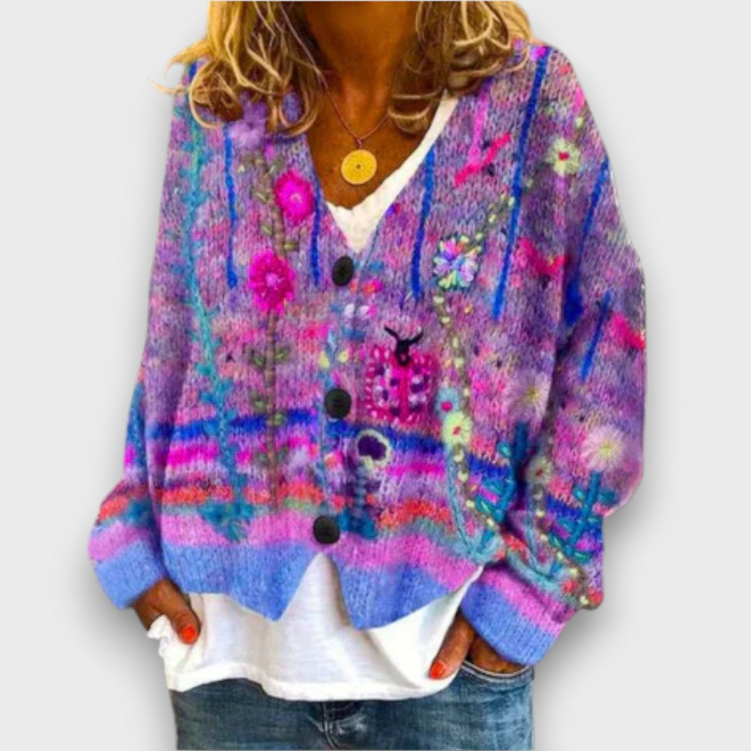 Helviana – Cardigan with Pattern