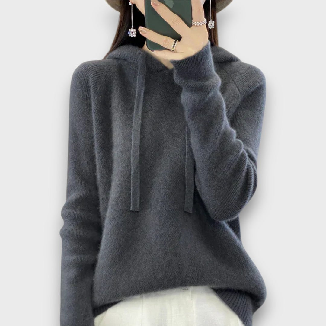 Hanna – Soft Merino Wool Winter Hoodie