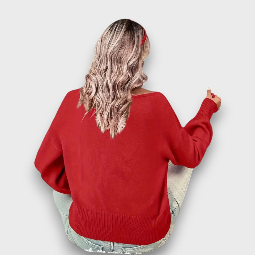 Merry – Christmas lettering sweater