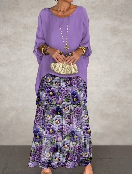 Lara | Elegant Flowing Maxi Dress