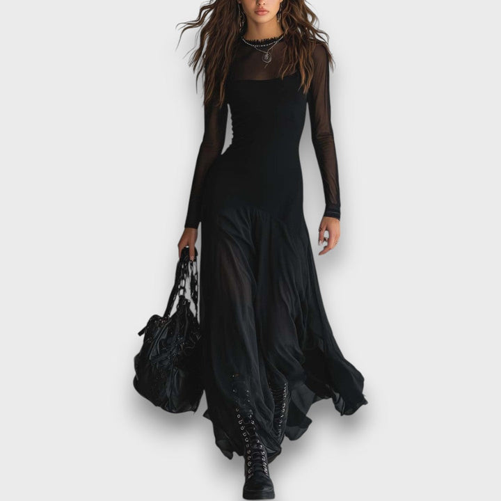 Velma – Elegant Sheer Maxi Dress