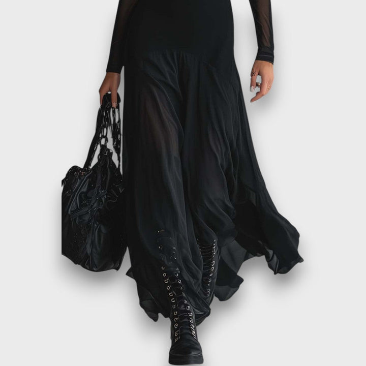 Velma – Elegant Sheer Maxi Dress