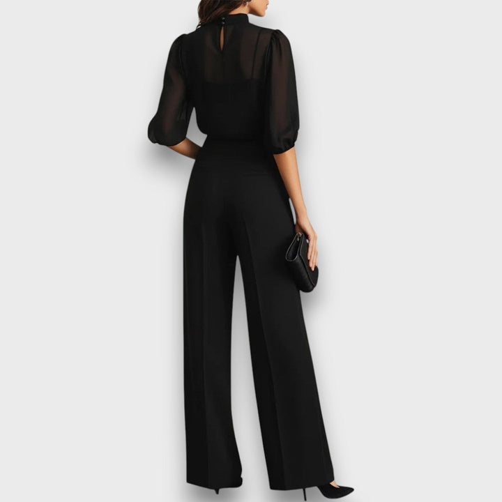 Noctira – Sheer Chiffon Three-Piece Set