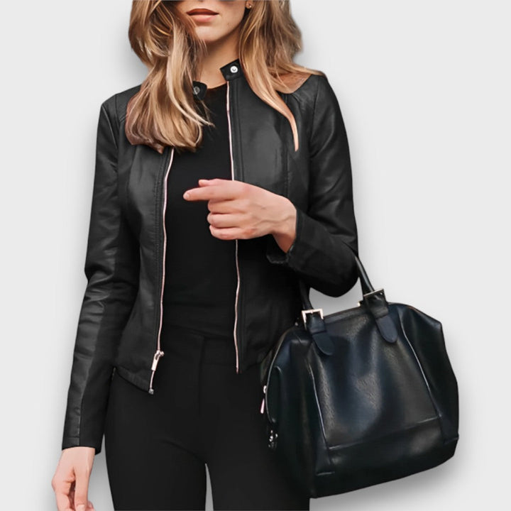 Abigail – Leather Tailored Jacket