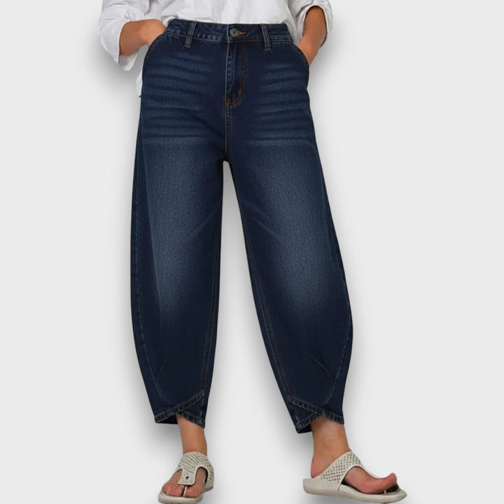 Lunara – Relaxed Cropped Denim Pants
