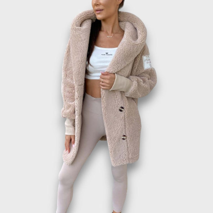 Melora – Plush Hooded Teddy Coat