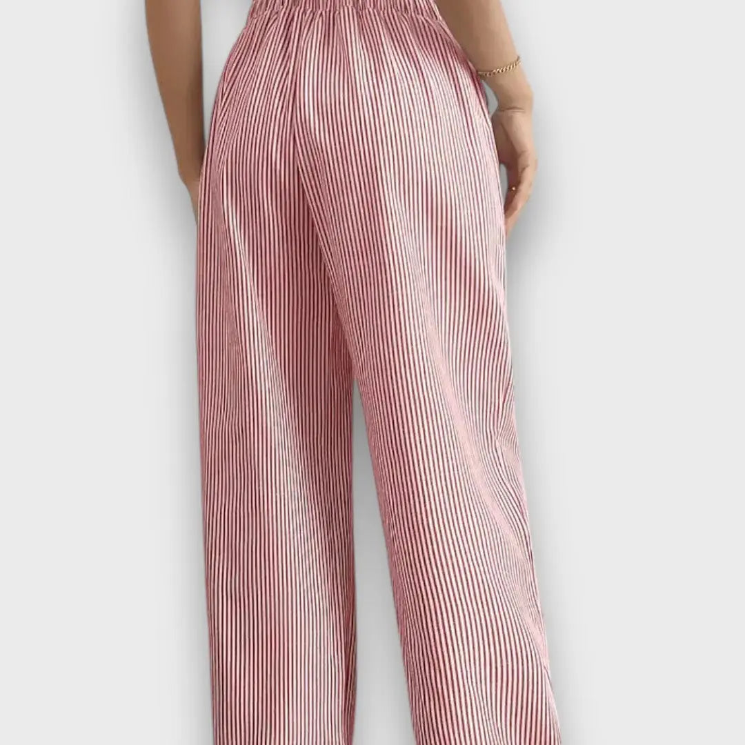 Karina – Trousers with Fine Stripes