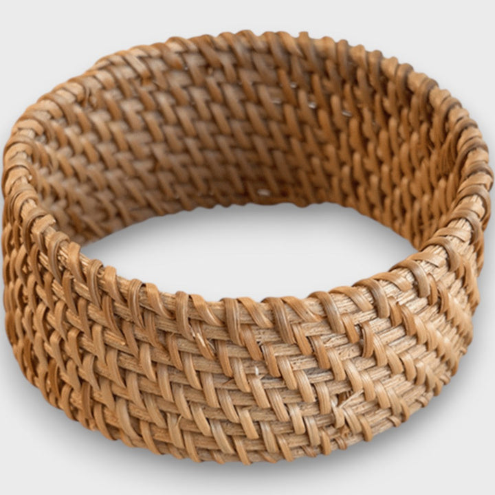Noelia – Braided Rattan Bracelet