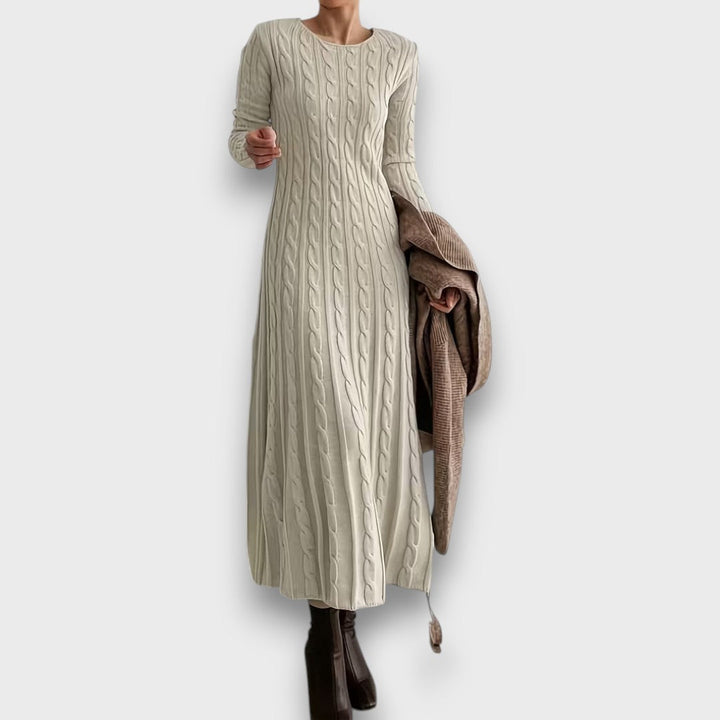 Maricen – Cable-Knit Longline Dress