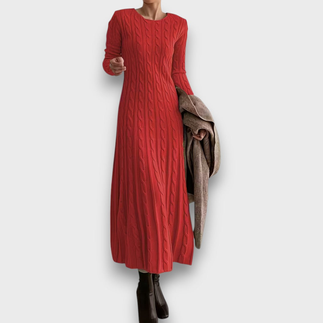 Maricen – Cable-Knit Longline Dress
