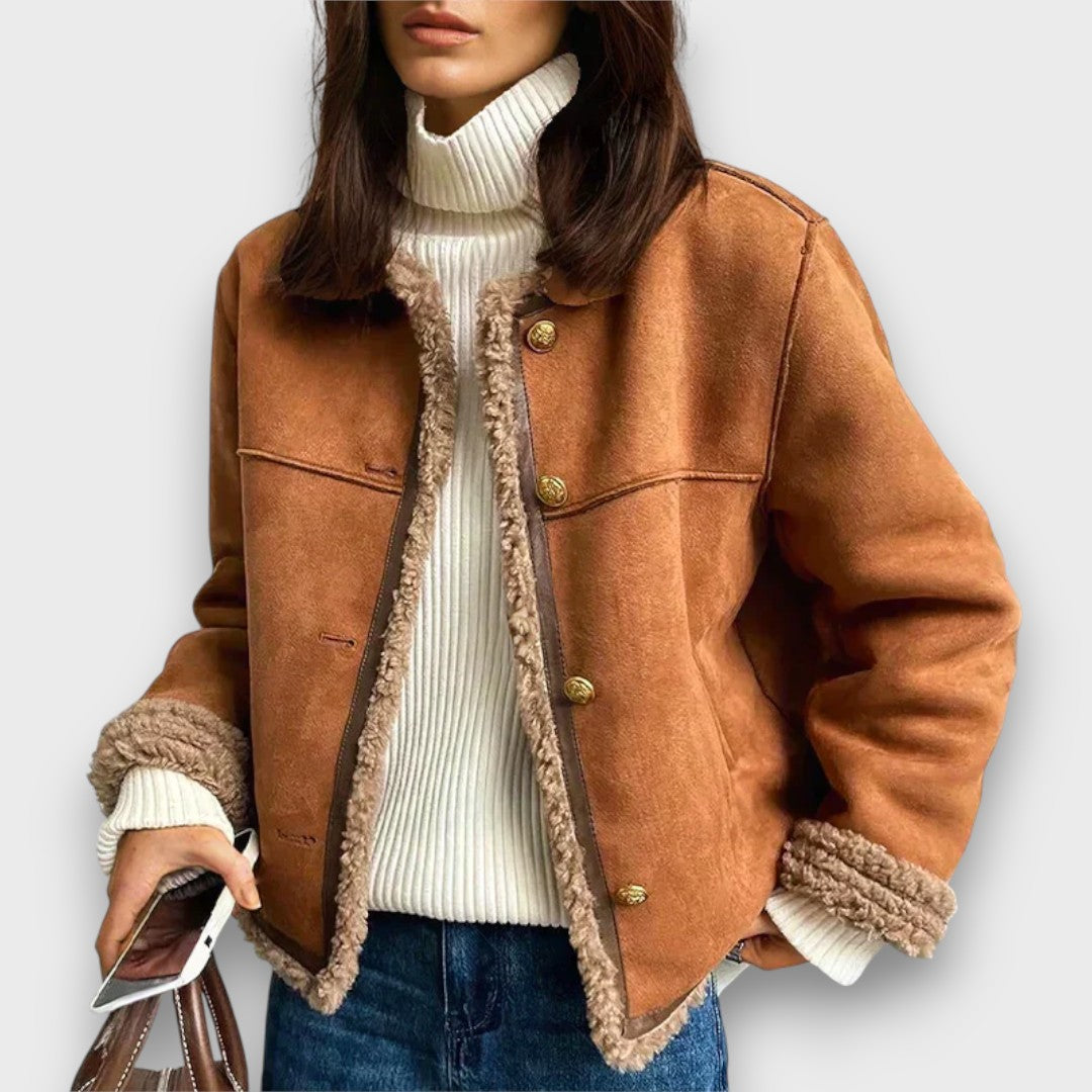Fionella – Genuine Sheepskin Winter Jacket