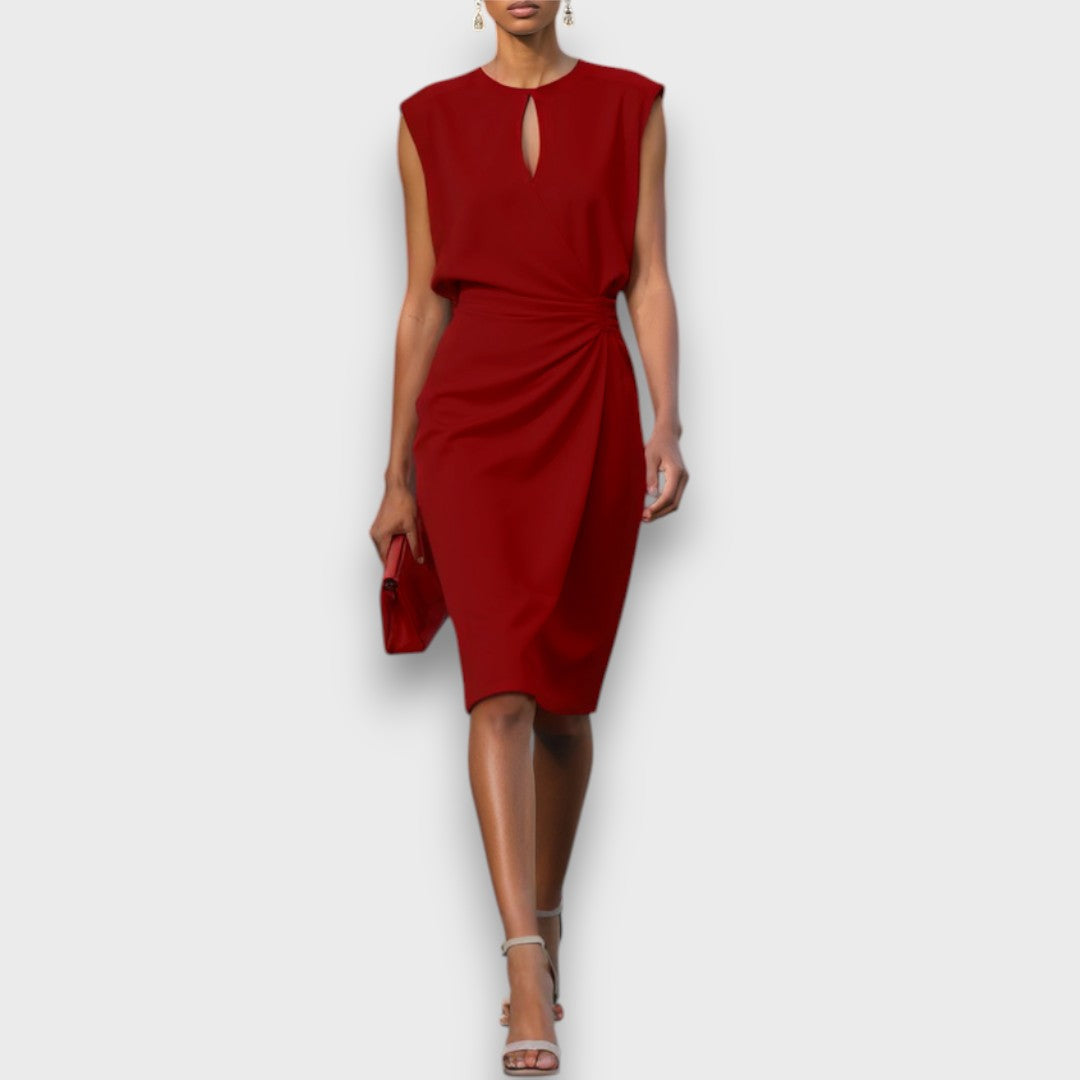 Corvina – Midi Dress with Draping