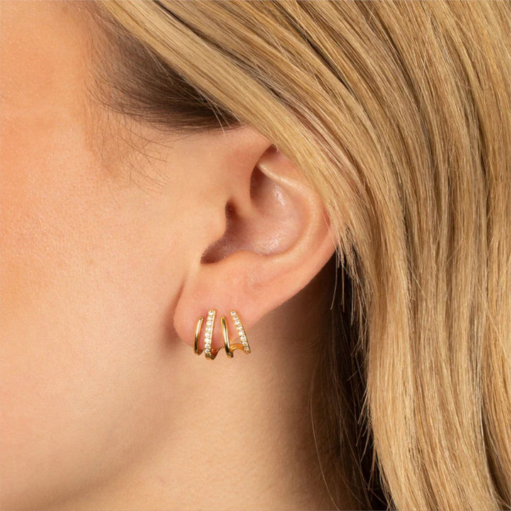 Elen – Sculpted Spiral Ear Cuff Illusion
