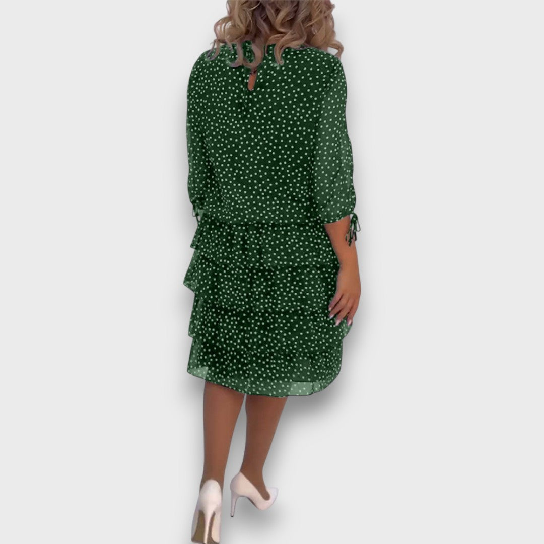 Namira – Polka Dot Ruffle Dress