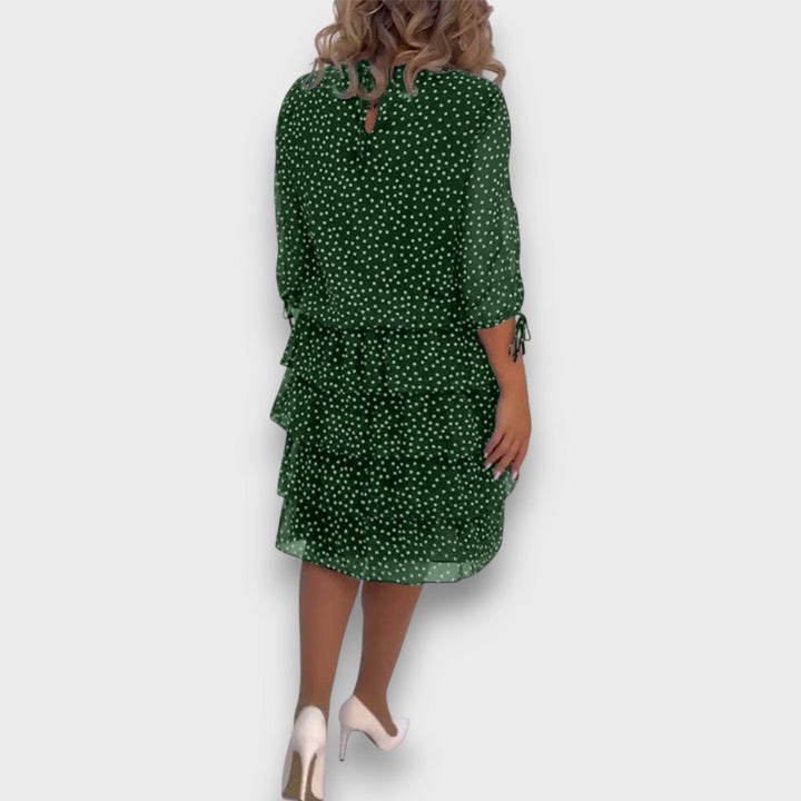 Namira – Polka Dot Ruffle Dress