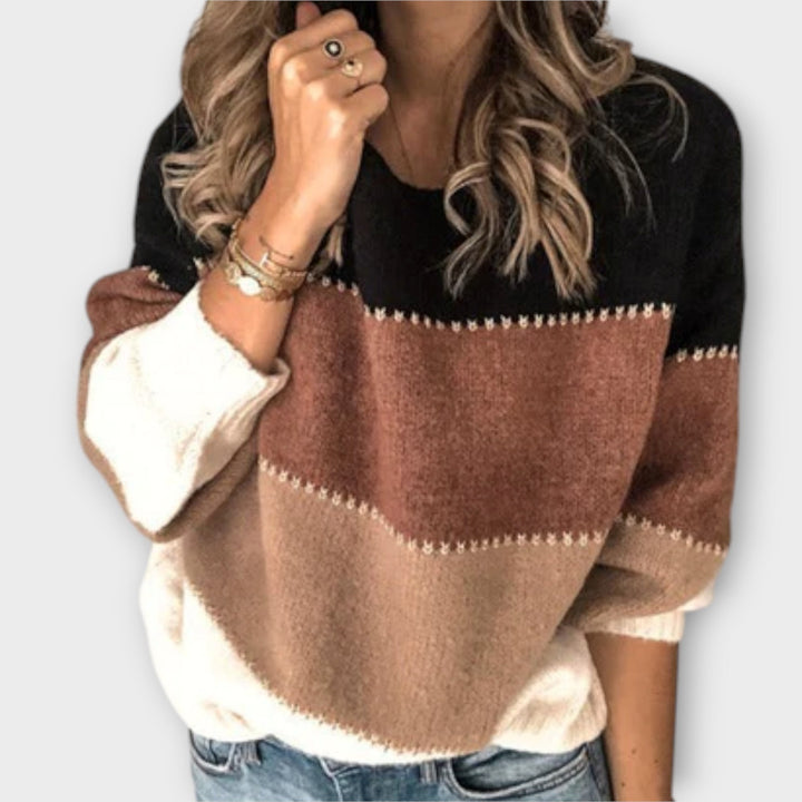 Elissa – Retro Pullover in Soft Knit
