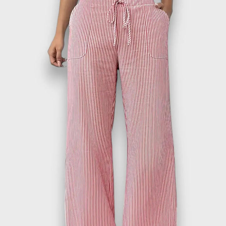 Karina – Trousers with Fine Stripes