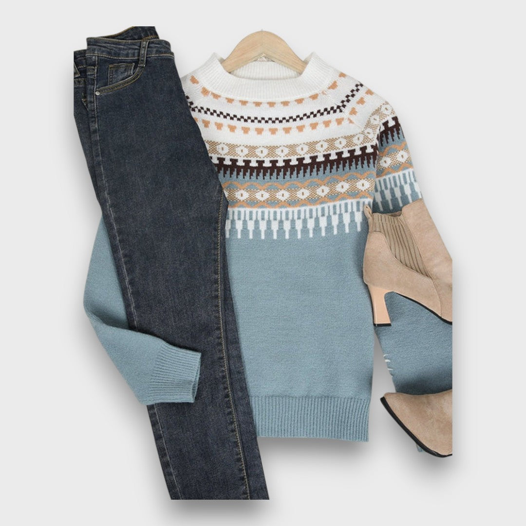Elara – Soft Nordic Knit Sweater