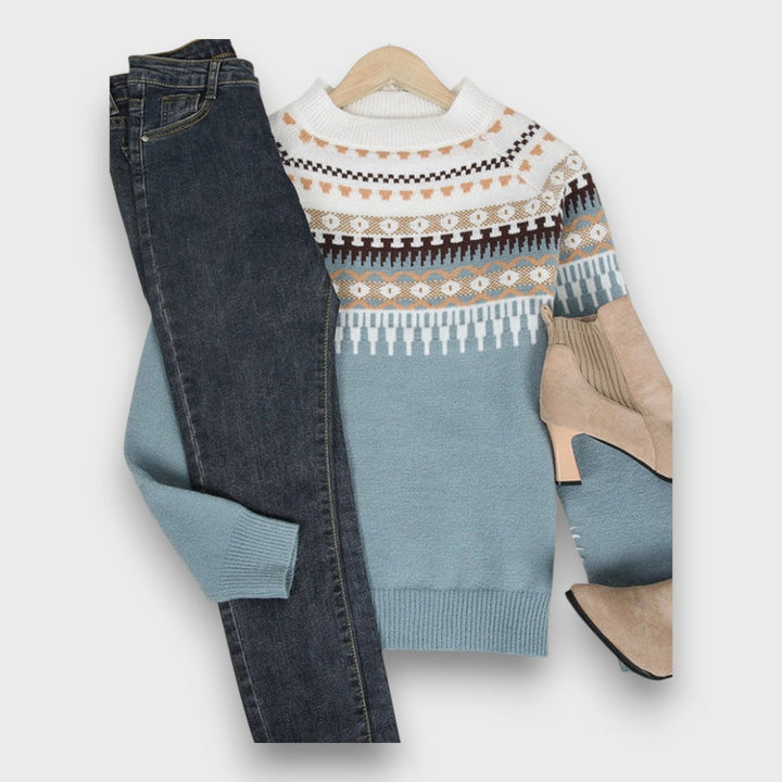 Elara – Soft Nordic Knit Sweater