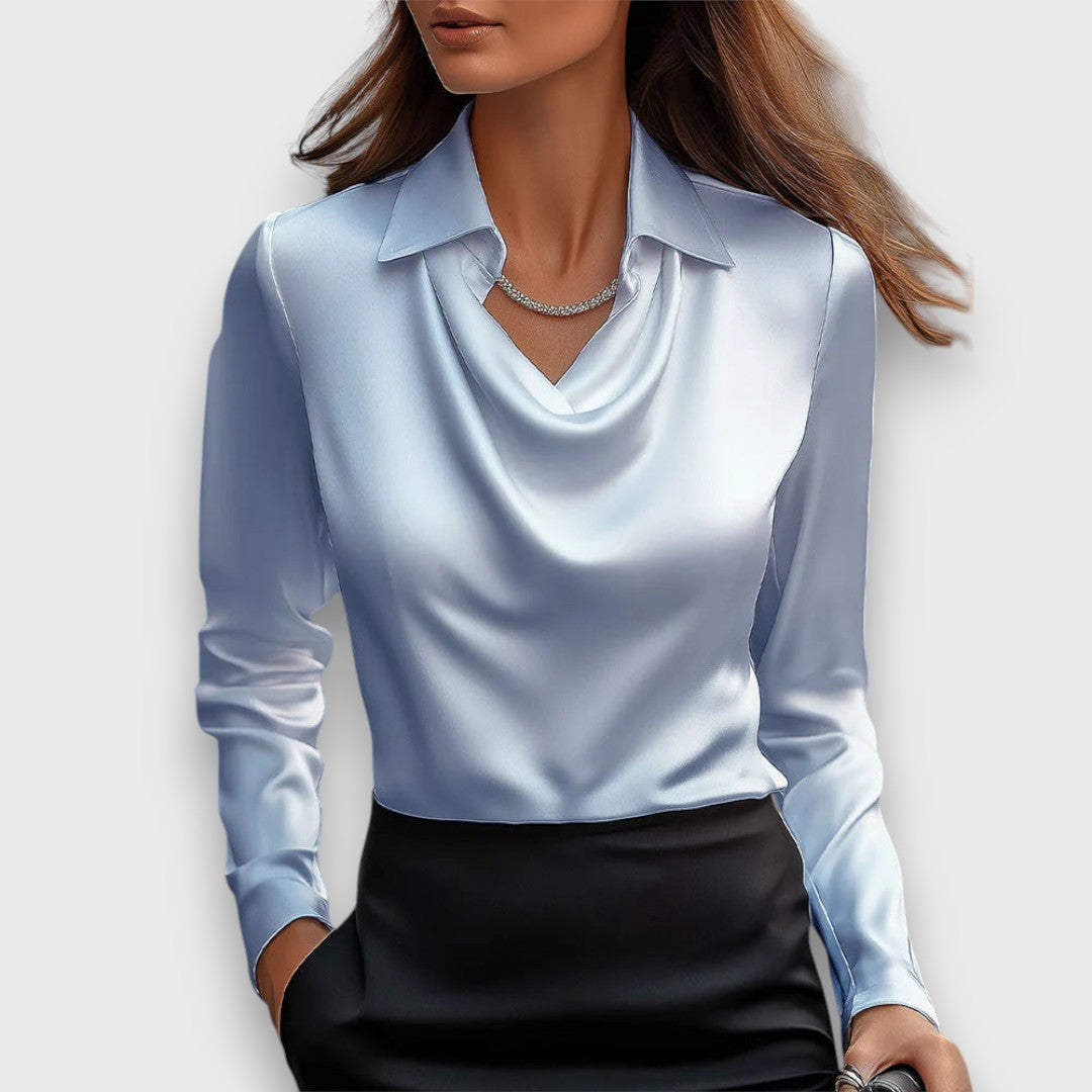 Melvine – Blouse with draping