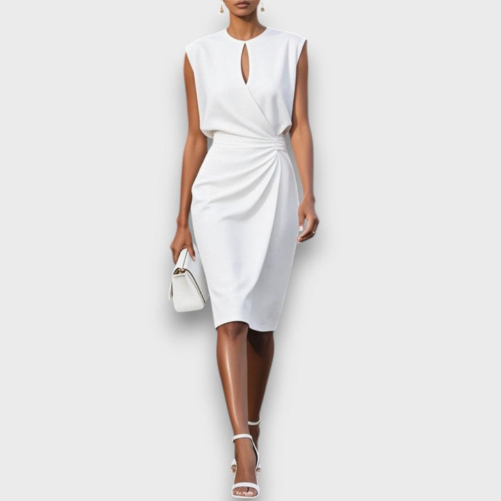 Corvina – Midi Dress with Draping
