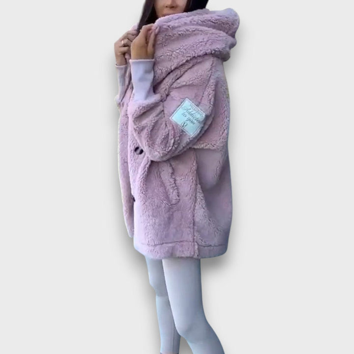 Melora – Plush Hooded Teddy Coat