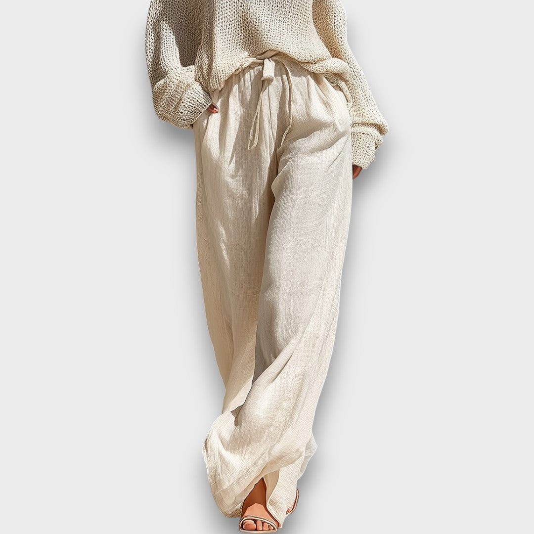 Eyan – Knit Cold-Shoulder Lounge Set