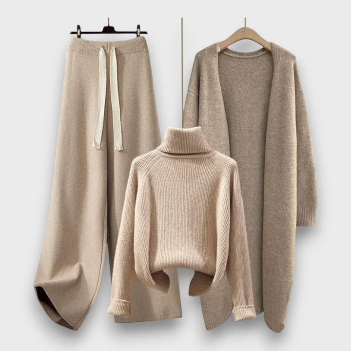 Flairessa – 3-Piece Comfy Knit Set