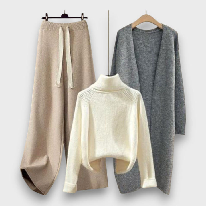 Flairessa – 3-Piece Comfy Knit Set