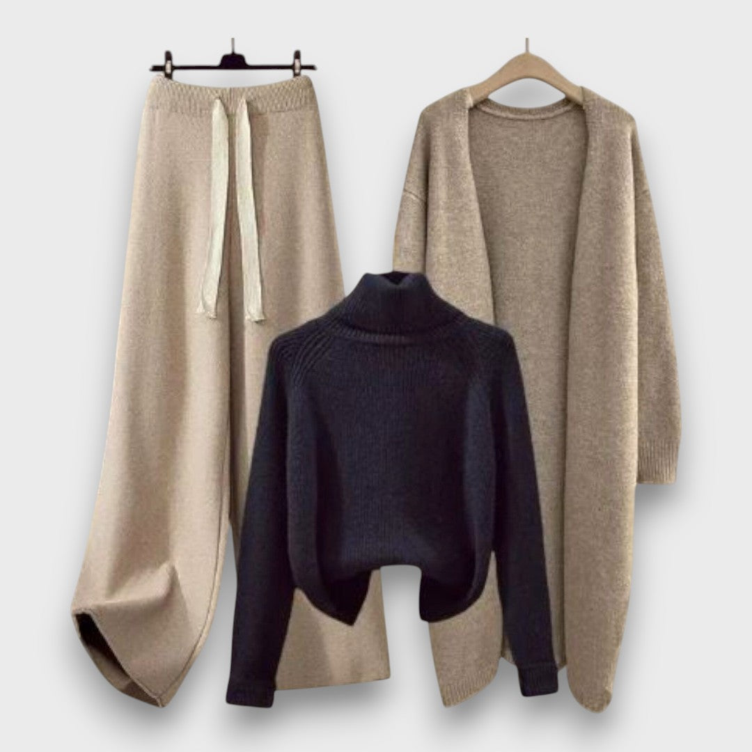 Flairessa – 3-Piece Comfy Knit Set
