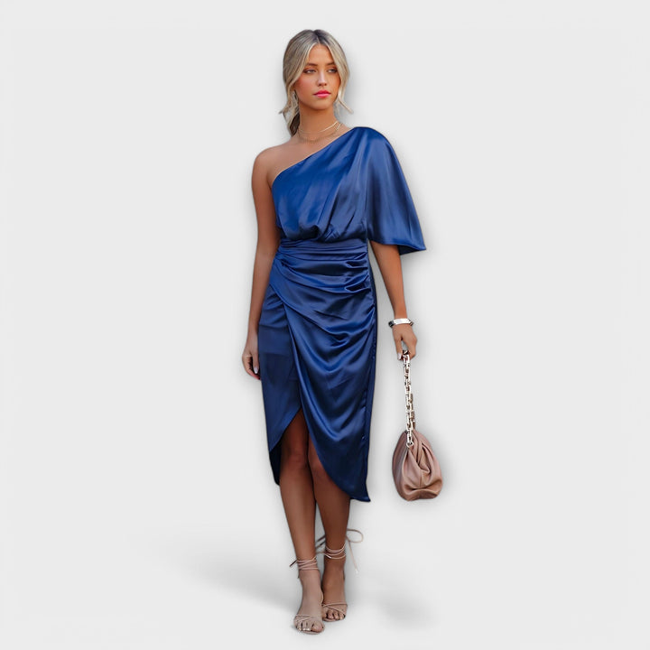 Saphira – Asymmetrical midi dress