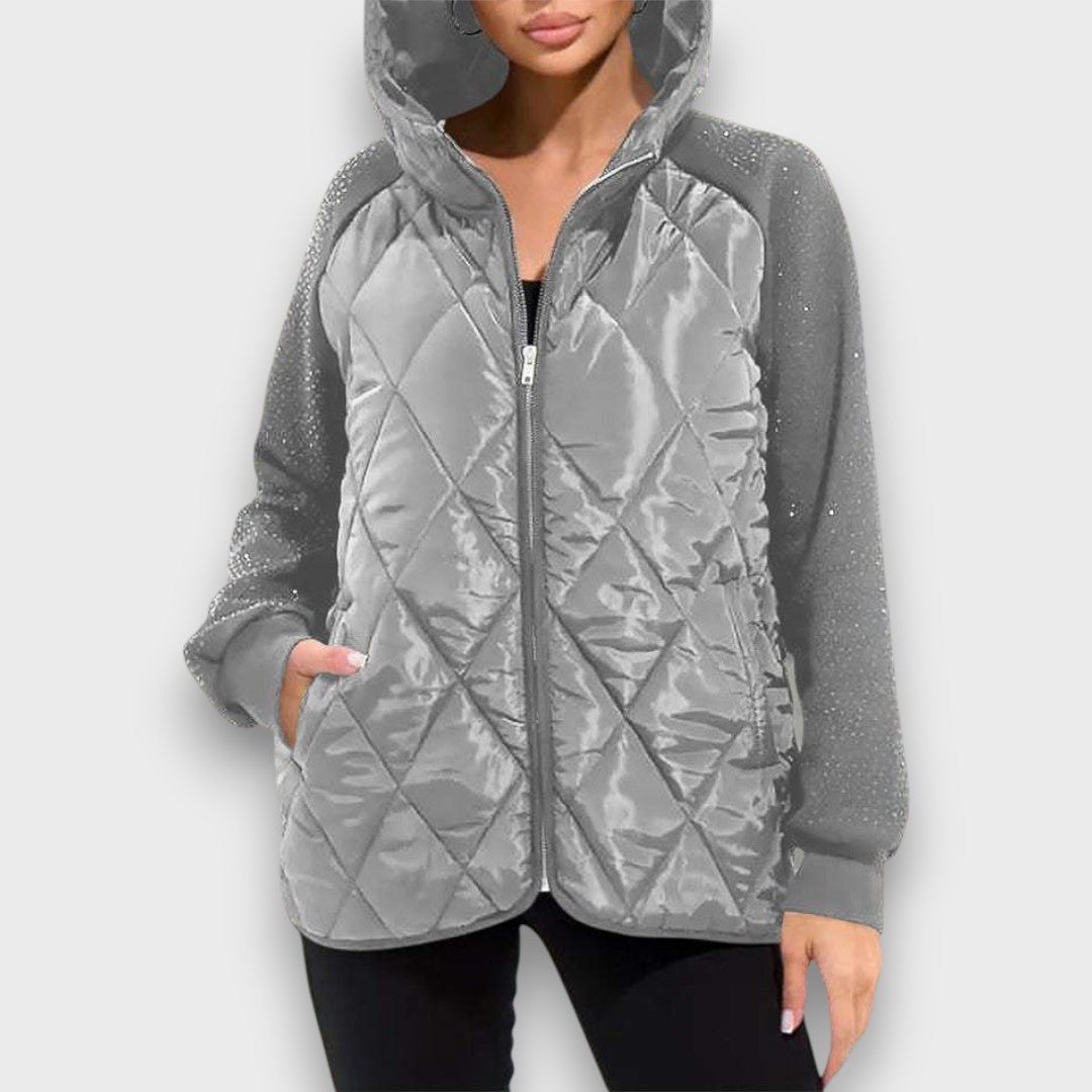 Kalevra – Quilted Hooded Jacket