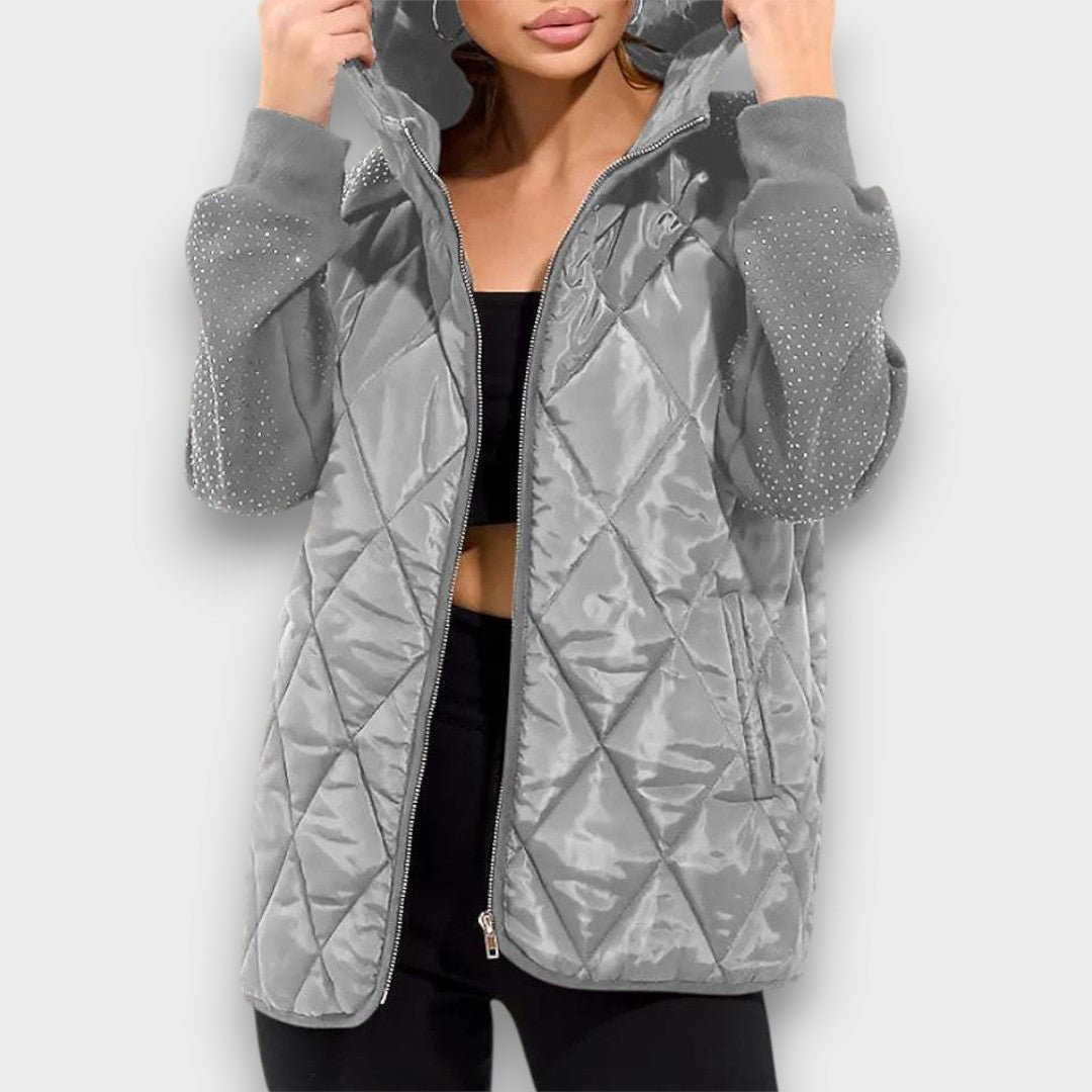Kalevra – Quilted Hooded Jacket