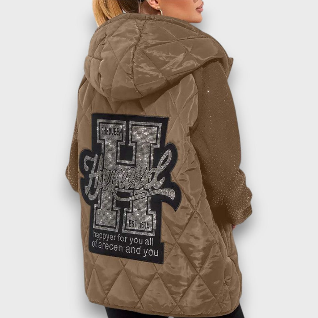 Kalevra – Quilted Hooded Jacket