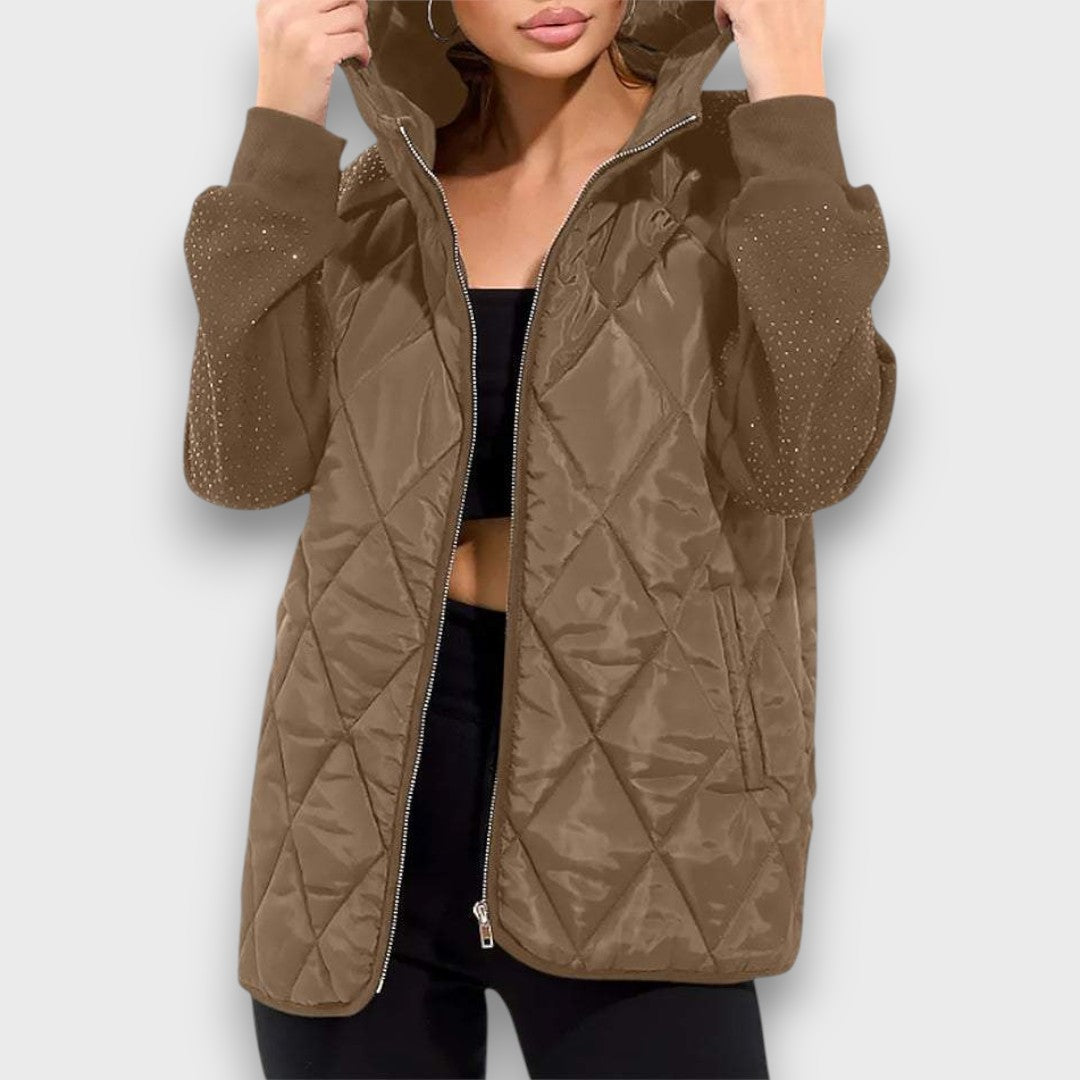 Kalevra – Quilted Hooded Jacket