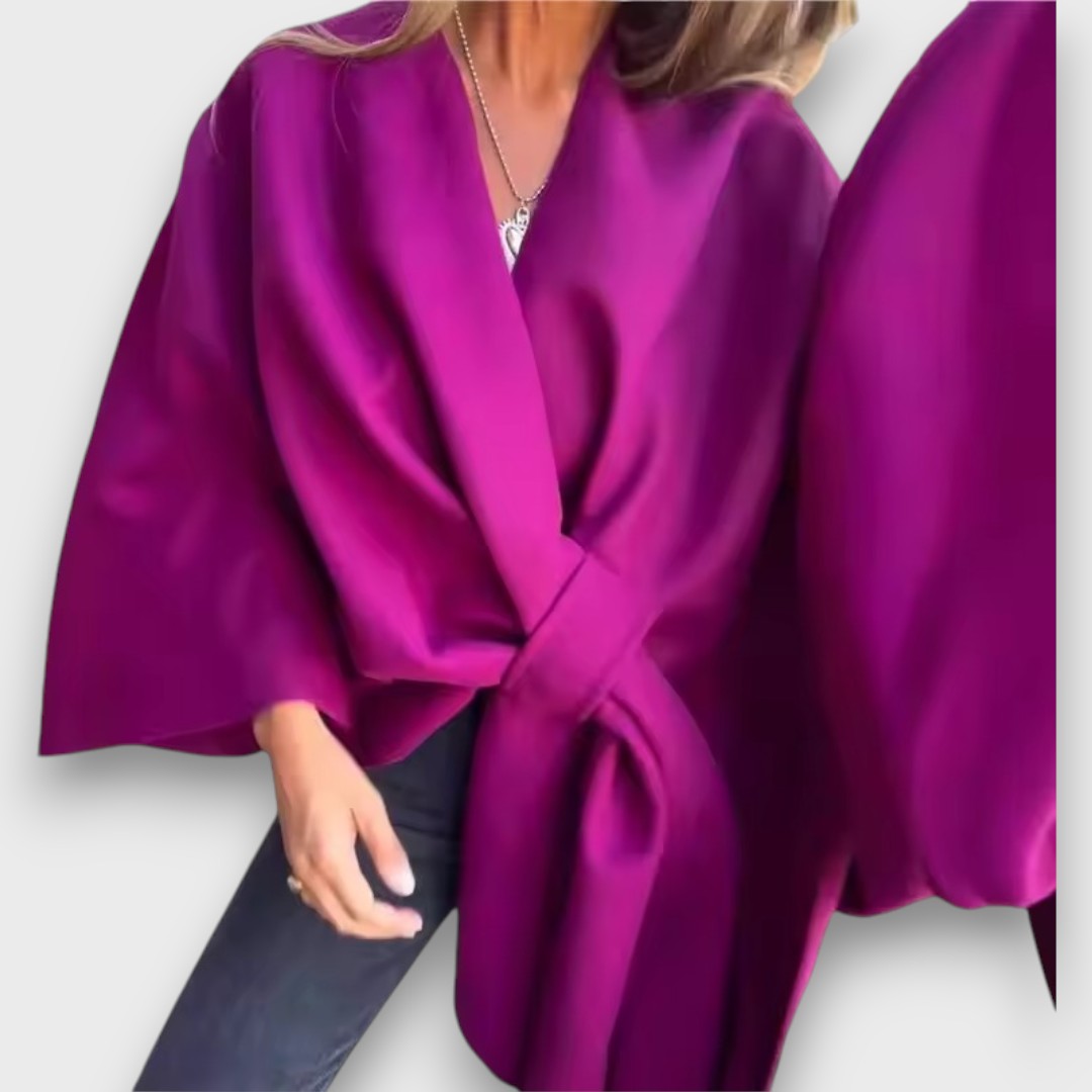 Loriva – Loose V-Neck Top