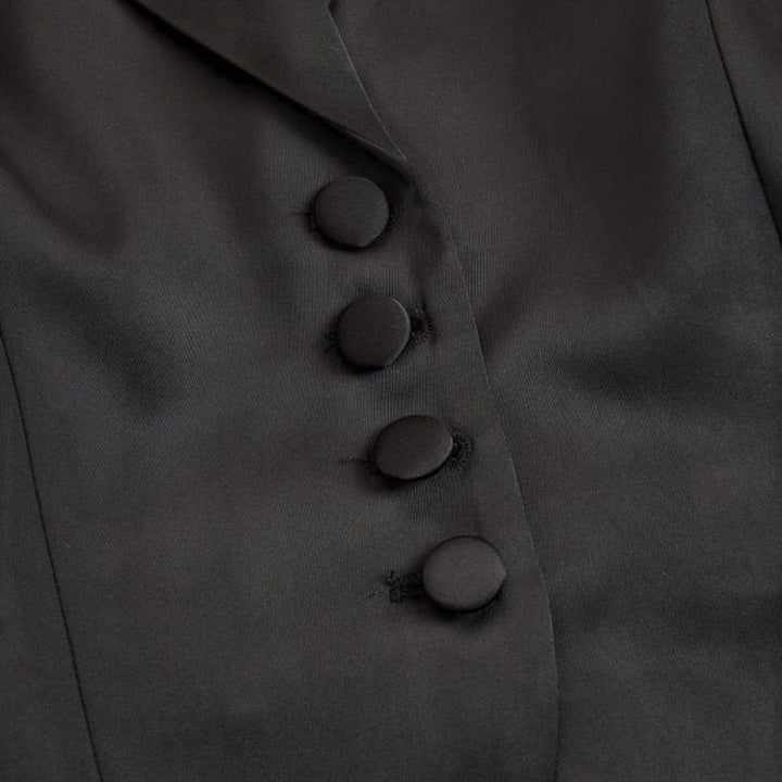 Liona – Tailored Lace-Panel Evening Gown