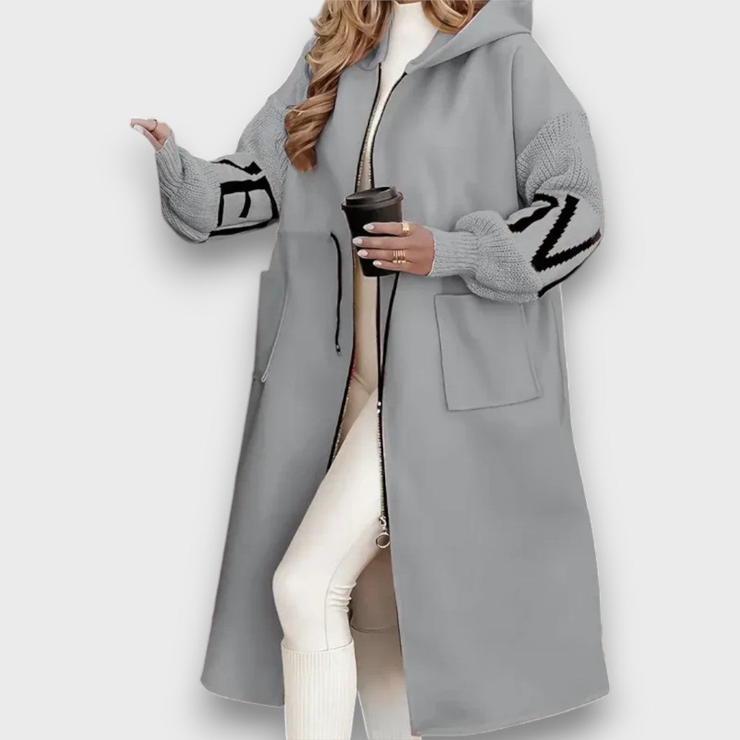 Jarvella – Elegant Cardigan with Hood