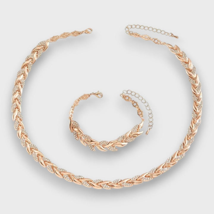 Naria – Elegance Rhinestone Fishtail Jewelry Set