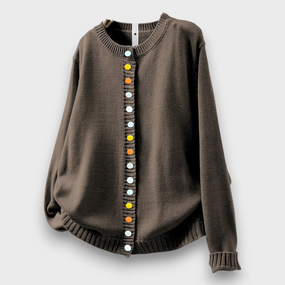 Liora – Cardigan with Button Details
