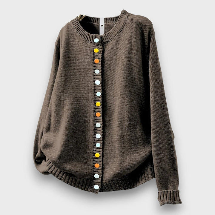 Liora – Cardigan with Button Details