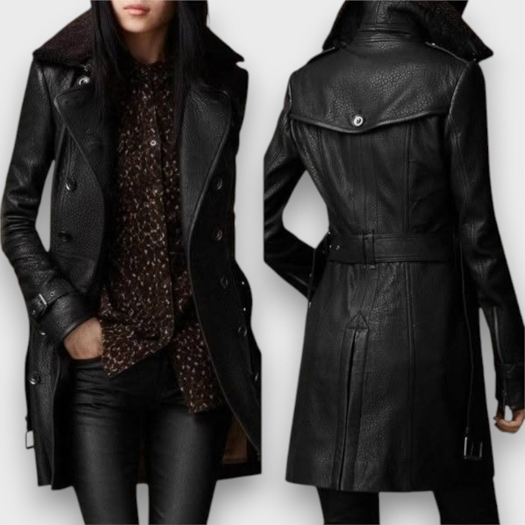 Levano – Double-Breasted Coat with Collar