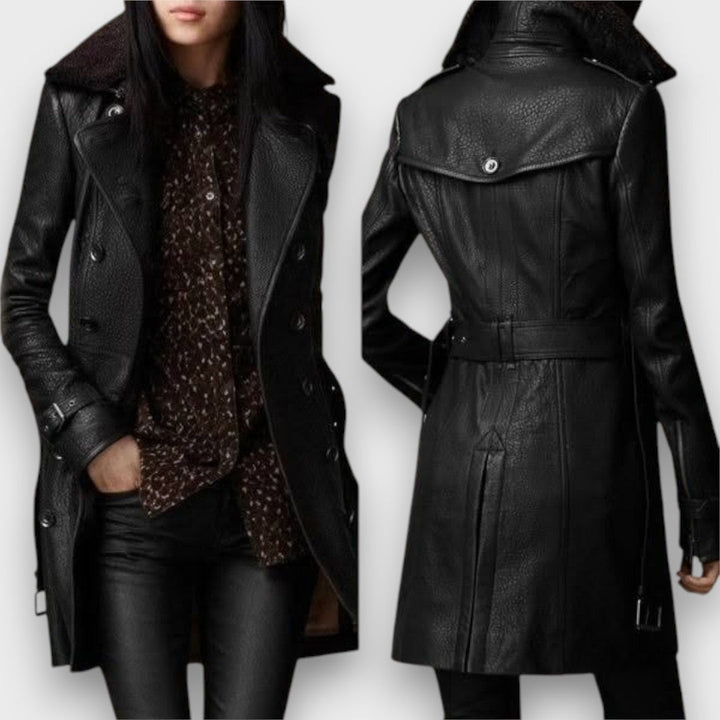 Levano – Double-Breasted Coat with Collar